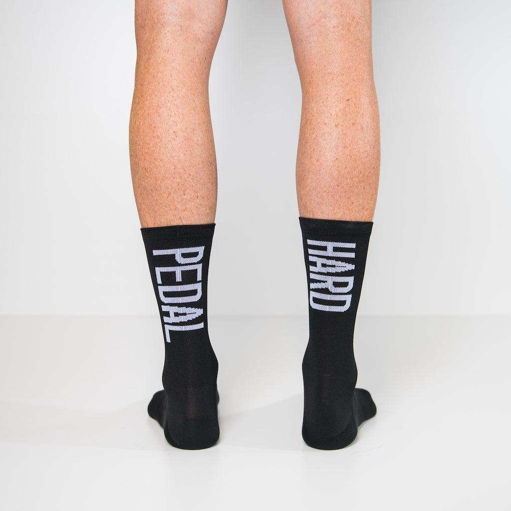 pedal socks PEDAL HARD Classic Black **NEW ARRIVAL**